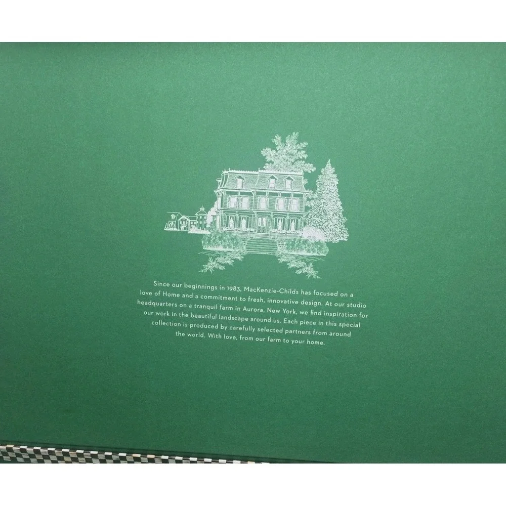 MACKENZIE CHILDS Glow Winter Home Apothecary Bouquet Essential Farmhouse Box
